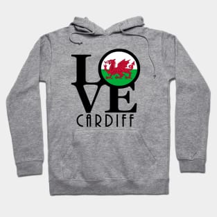 LOVE Cardiff Wales Hoodie